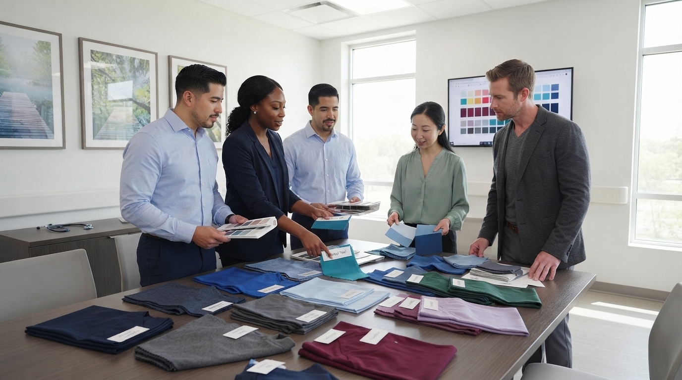 How Medical Teams Can Simplify Group Scrub Ordering and Uniform Selection