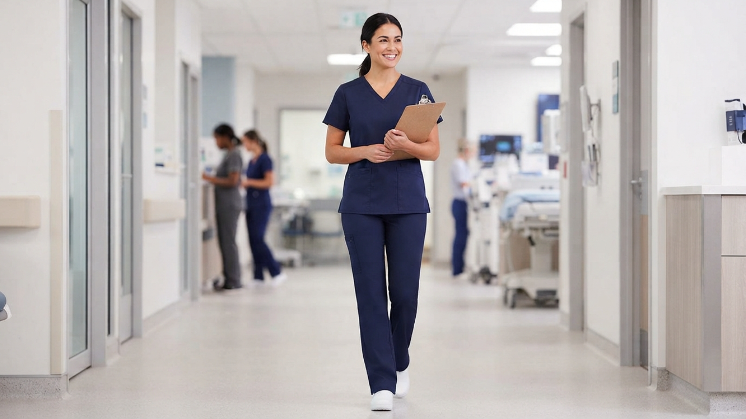 Womens long scrub pants